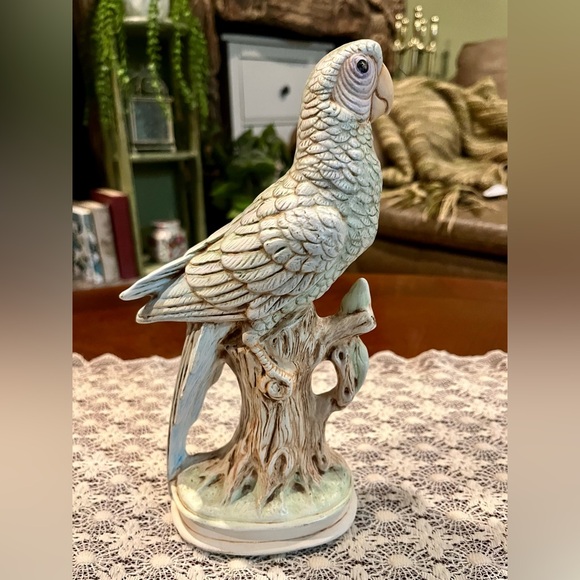Hand Painted Ceramic Parrot - Picture 3 of 11